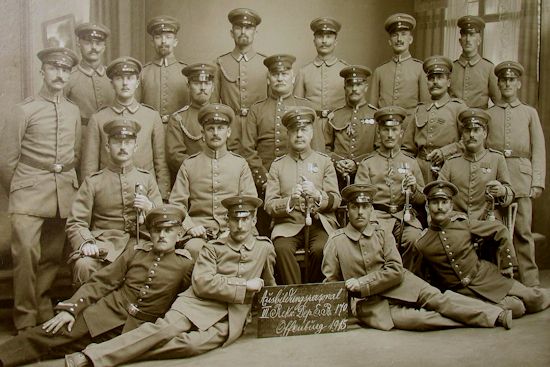 Rekruten aus Offenburg 1915